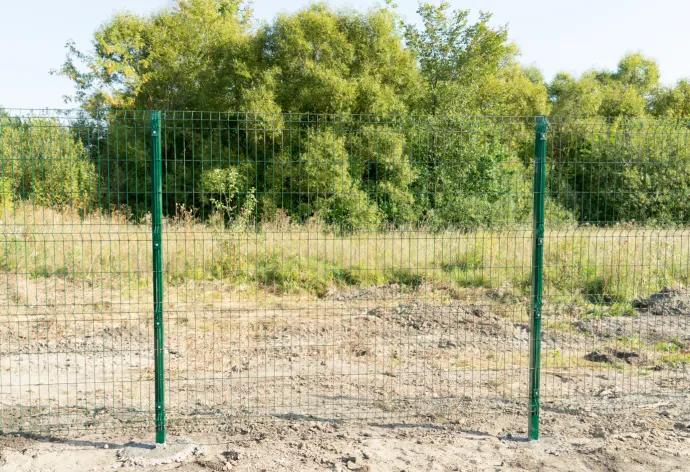 Valla curva modelo 3d