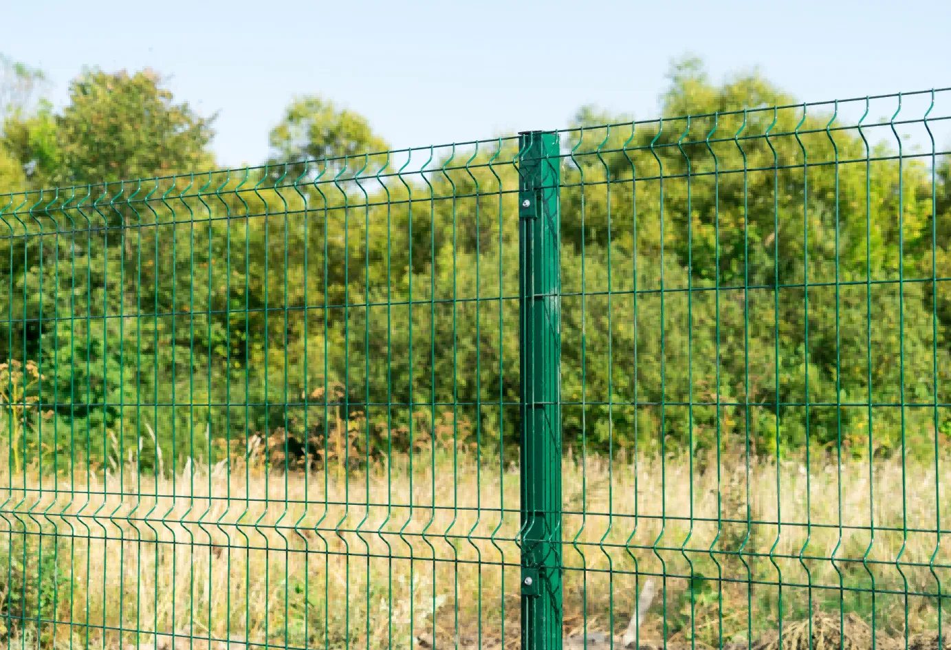 Valla curva modelo 3d