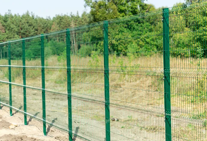 Valla curva modelo 3d