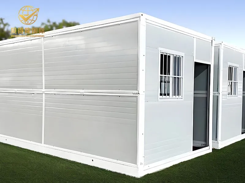 Casa contenedor plegable prefabricada con fácil instalación