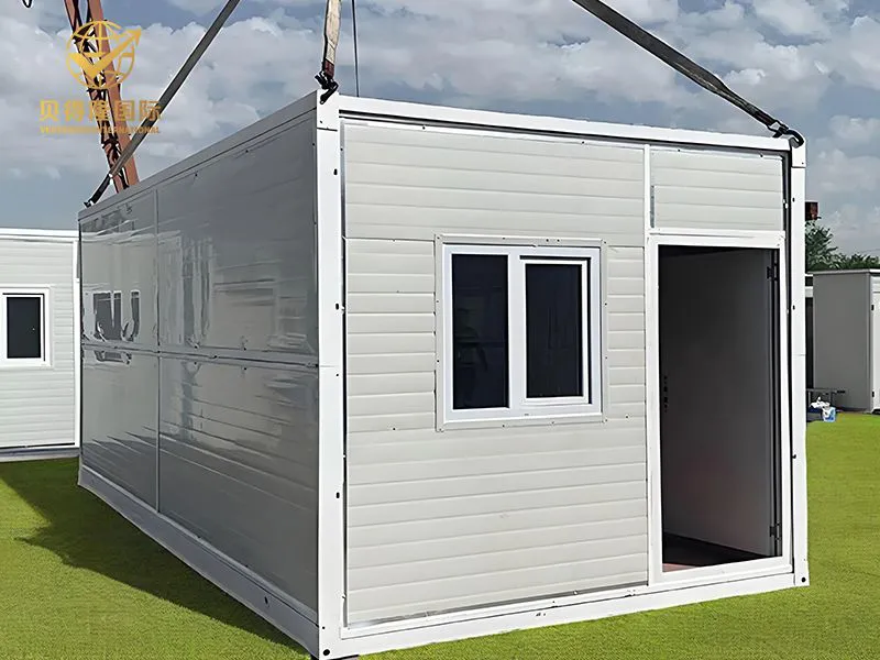 Casa contenedor plegable prefabricada con fácil instalación