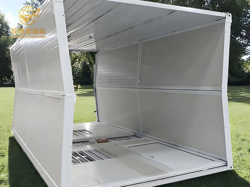 Casa contenedor plegable prefabricada con fácil instalación