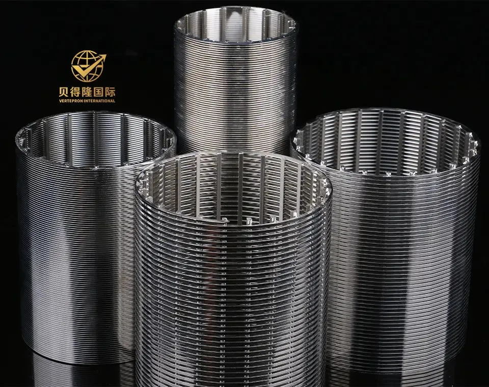 Cilindro de pantalla de alambre de cuña