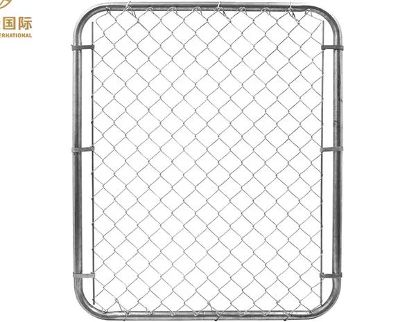 Puerta de valla metálica