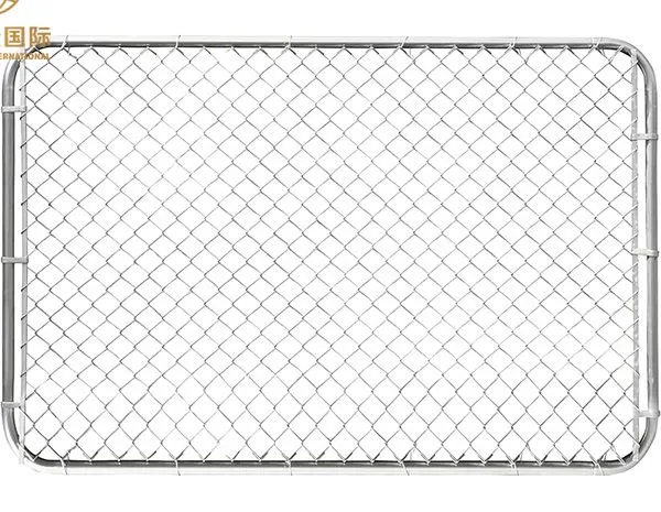 Puerta de valla metálica