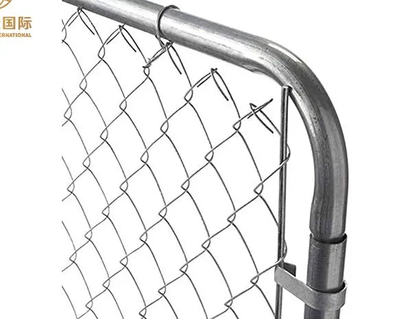 Puerta de valla metálica