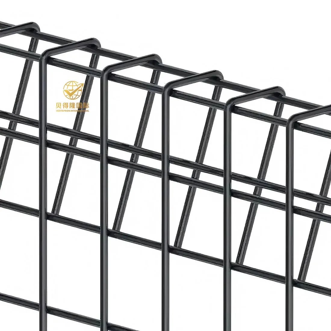 Valla superior curvada brc galvanizada por inmersión en caliente