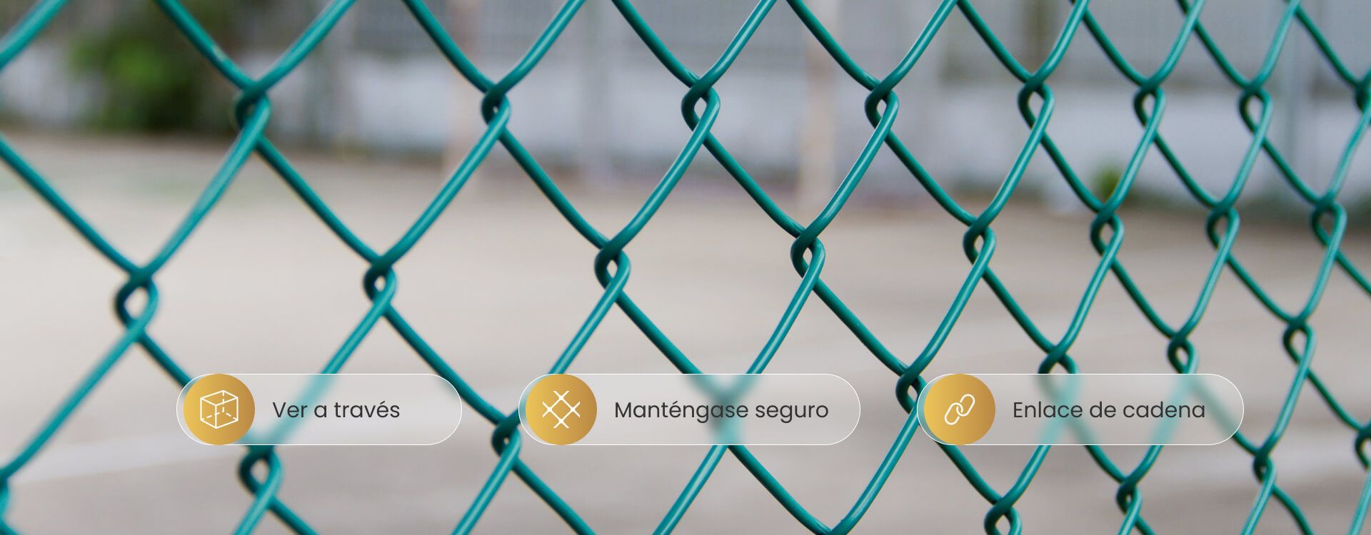 Malla soldada de PVC