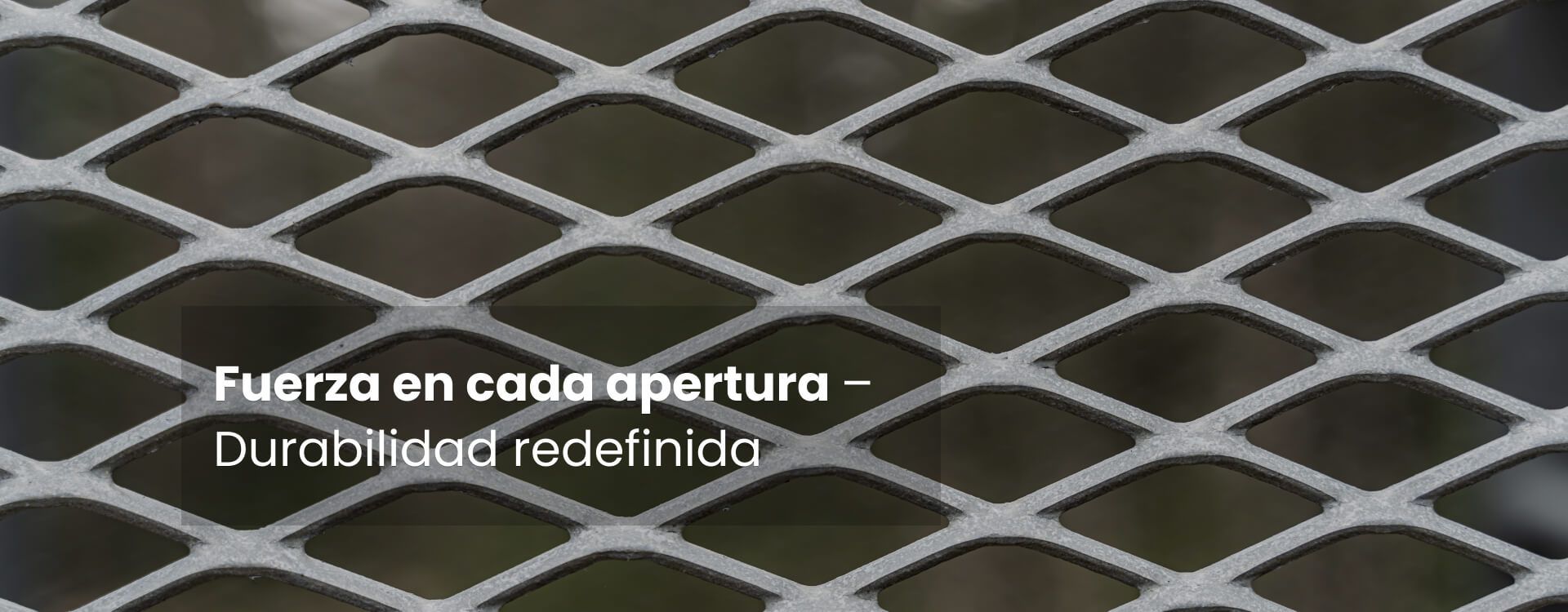 Malla metálica expandida